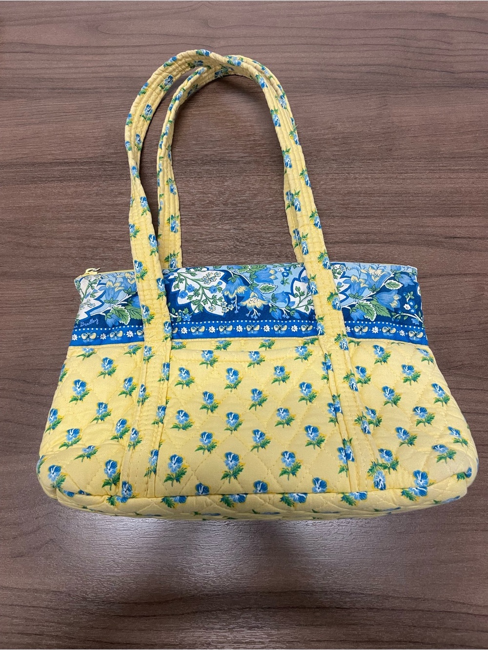 Vera Bradley Vintage Y2K Little Betsey Tote Bag in Retired Katherine Pattern